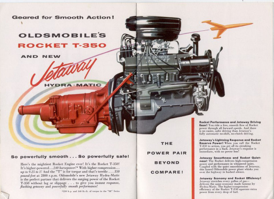1956 Oldsmobile Jetaway Hydra-Matic Brochure Page 1
